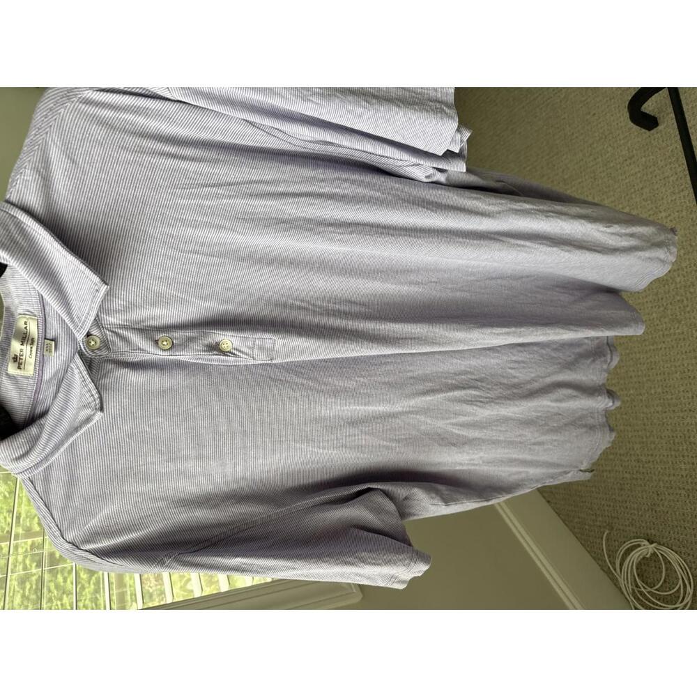 Peter Millar Crown Soft XXL Men's Polo Shirt Light Purple